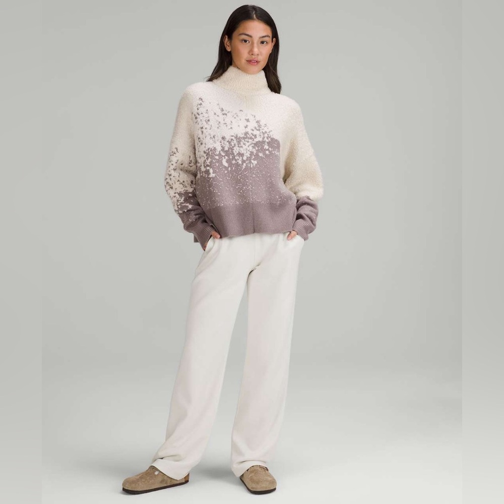 Lululemon Ombre Knit Textured Turtleneck
Natural Ivory/Gull Grey/Opal•NWOT NEW•6 - Picture 3 of 14